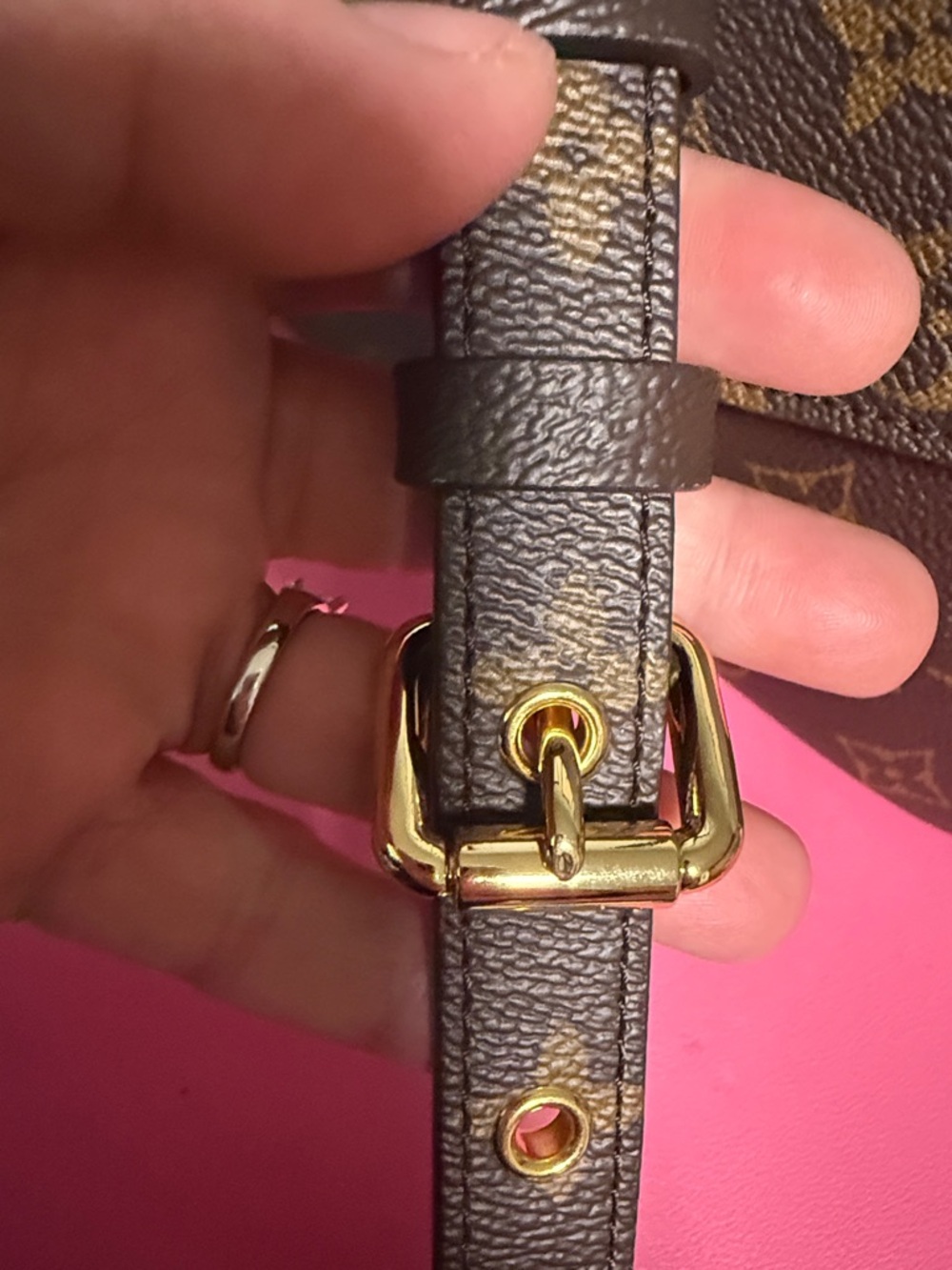 Louis Vuitton Monogram Pochette Métis Satchel in Brown and Tan - Picture 11 of 14
